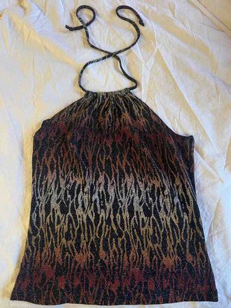 Haut dos nu vintage femme