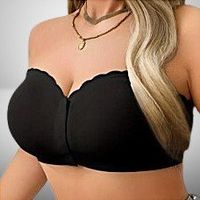 🖤 Sexy Trägerloser Bandeau-BH–Komfort trifft auf Push-up!💫