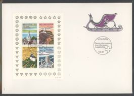 1987, FDC, 200 Jahre Tourismus (Nr. 757x), Grossformat E6