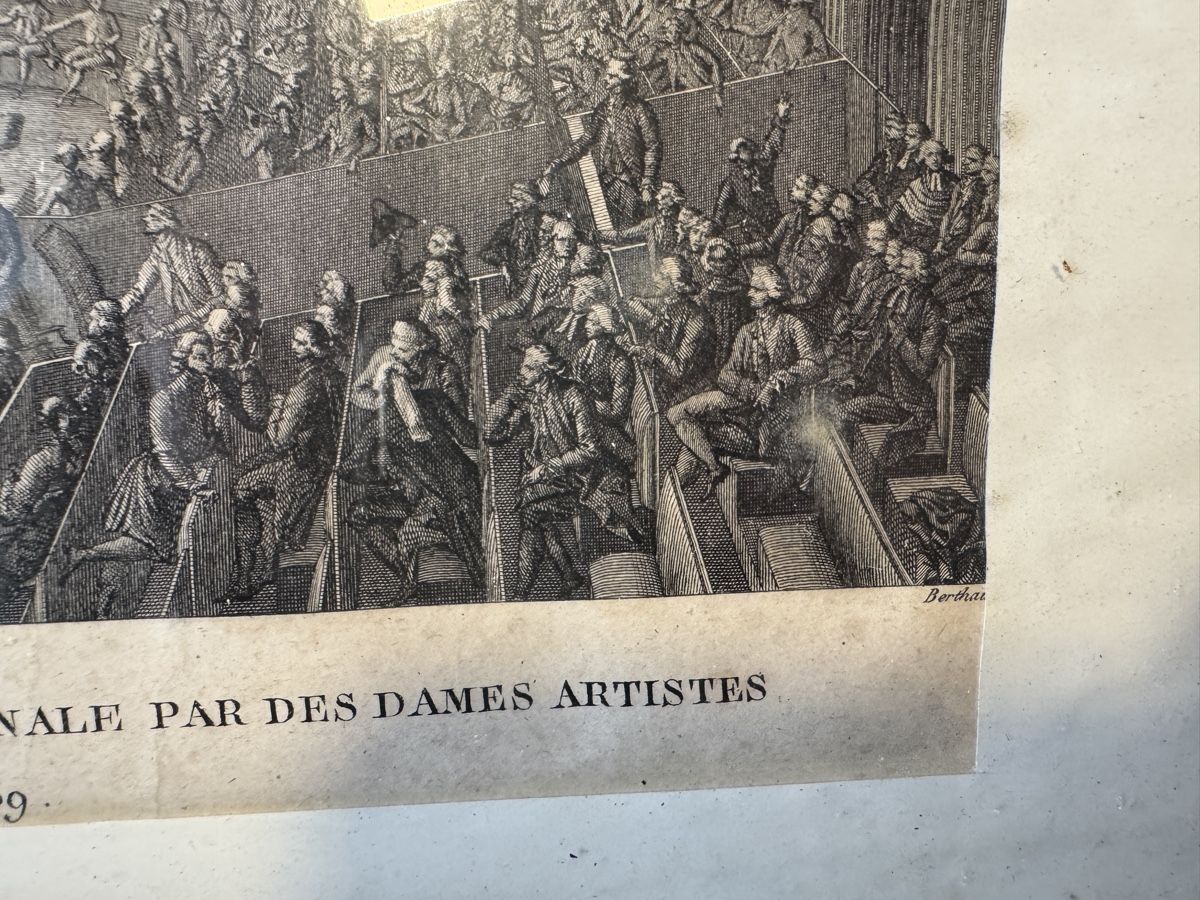Incisioni: Gravure ancienne Révolution 1789 - Assemblée Nationale - – Usato da Erde venduto da CBarts 4
