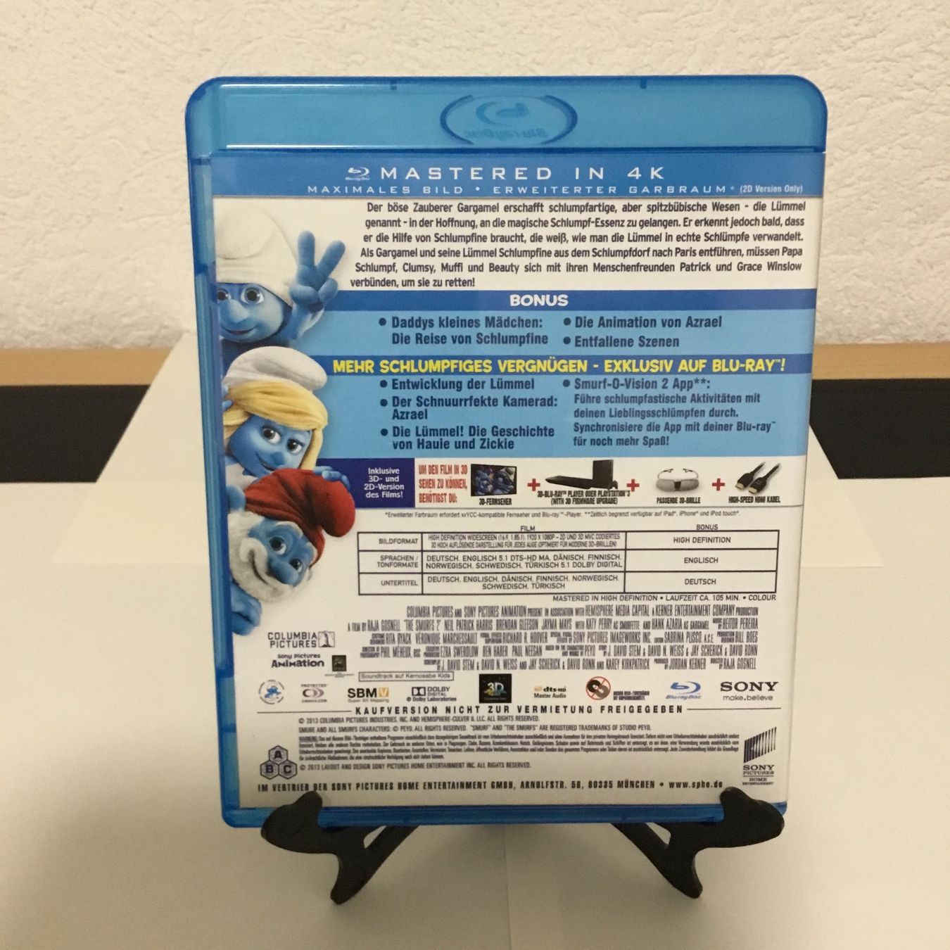 Alle DVDs: Die Schlümpfe 2 - Blu Ray 3D + 2D – Neu (gemäss Beschreibung) aus Blauen von sternchen66 1