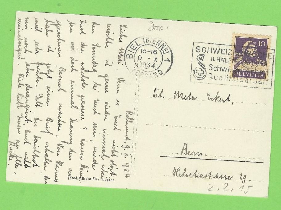 Ansichtskarten: Bienne – Gebraucht aus Zürich von t24_de 1
