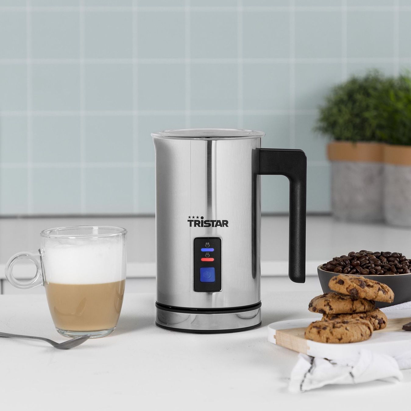 Elettrodomestici da cucina: Milchaufschäumer Warm- und Kaltfunktion – Nuovo e nell'imballaggio originale da Wettingen venduto da kochshop 6