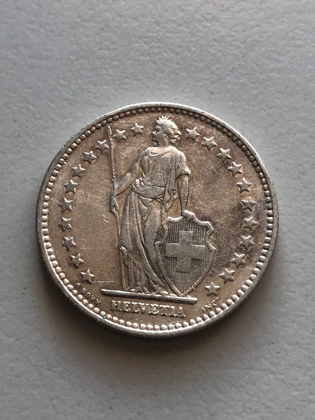 Tutti le monete: 2 Fr. 1912 – Usato da Schötz venduto da Odpa 1