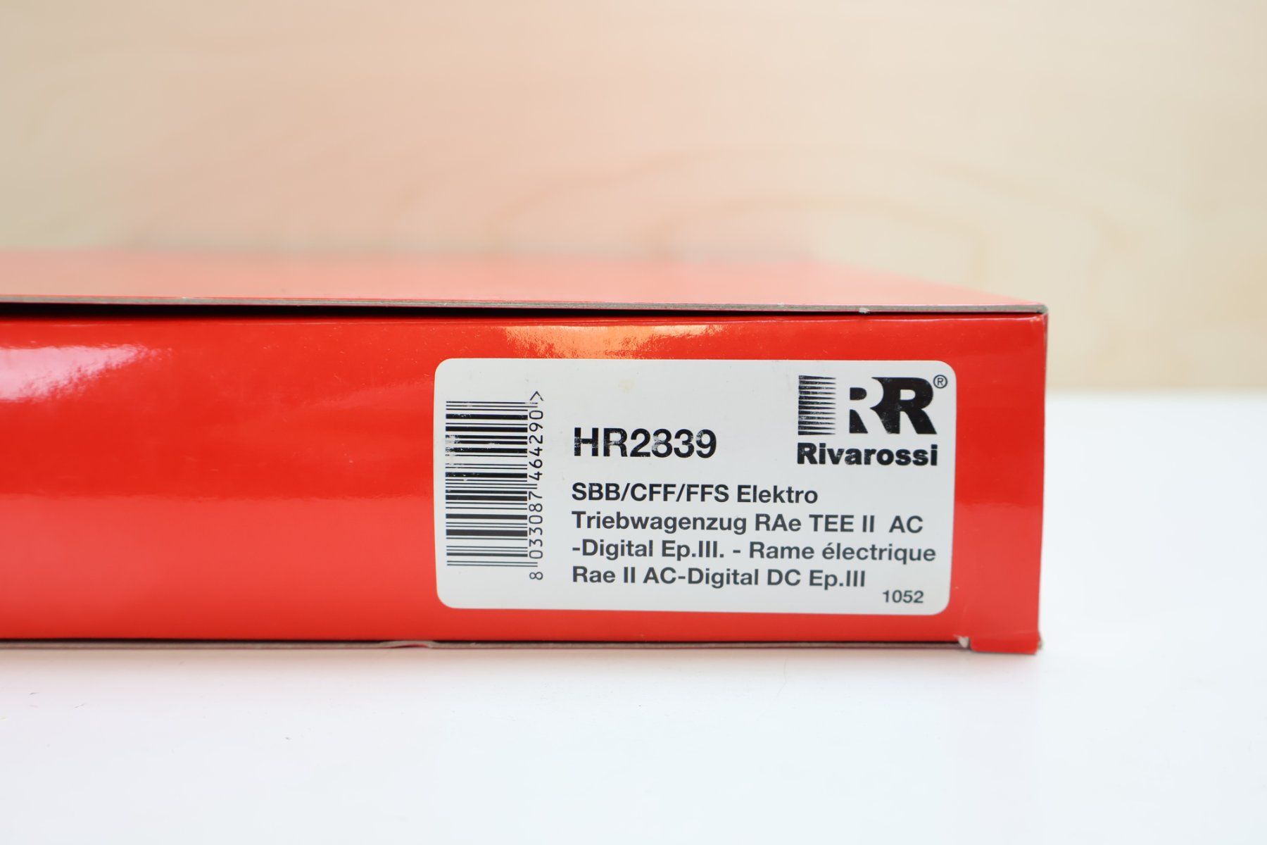 Rivarossi Modelleisenbahnen: Rivarossi SBB TEE Triebwagenzug AC Digital HR2839 – Gebraucht aus Winterthur von  7