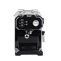 Siebträger-Kaffeemaschine in Schwarz – RAF.104B