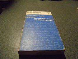 Althochdeutsche Literatur, Ausgewählte Texte