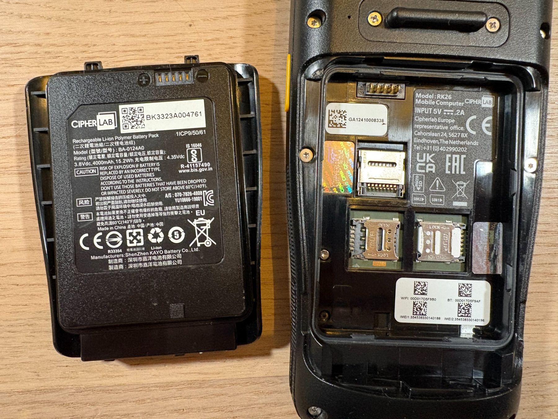 Scanner: CipherLab RK25 Mobilcomputer mit Ladestation - Top! – Gebraucht aus Elgg von Jo_Naj 4