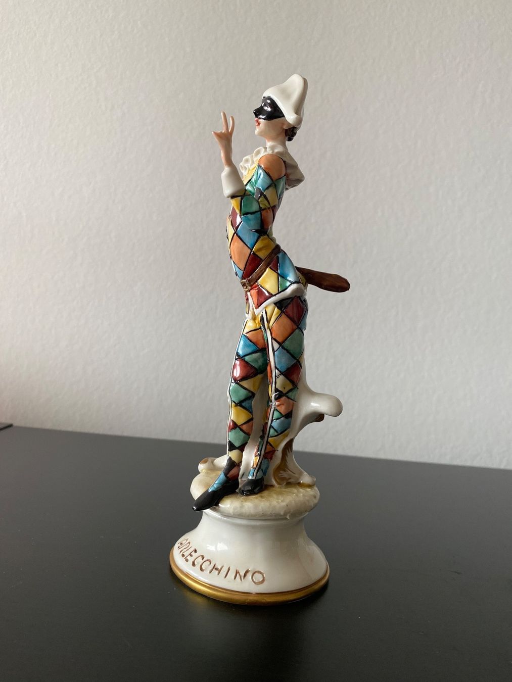 Statuette: Porzellan Figur Arlecchino – Usato da Luzern venduto da S.Kern01 2