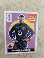 Panini WM Sticker Moises Caicedo Ecuador, Extra Sticker