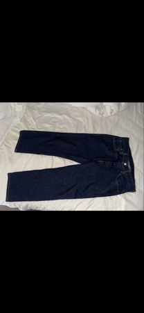 LEVI’S DARK BLUE RINSED 501 JEANS 34/28