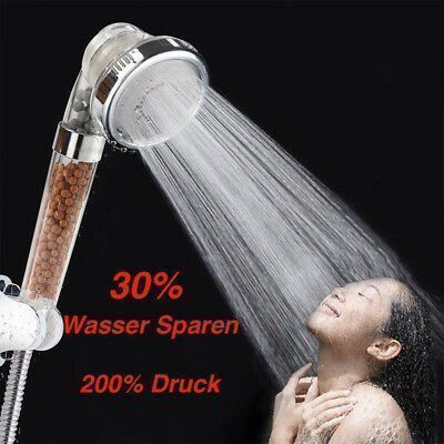 Soffioni doccia: Ionen dusche mit Filtersteinen & v Druck – Nuovo e nell'imballaggio originale da Wynau venduto da Intexpool24 1