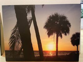 Leinwandbild - Sonnenuntergang in Florida