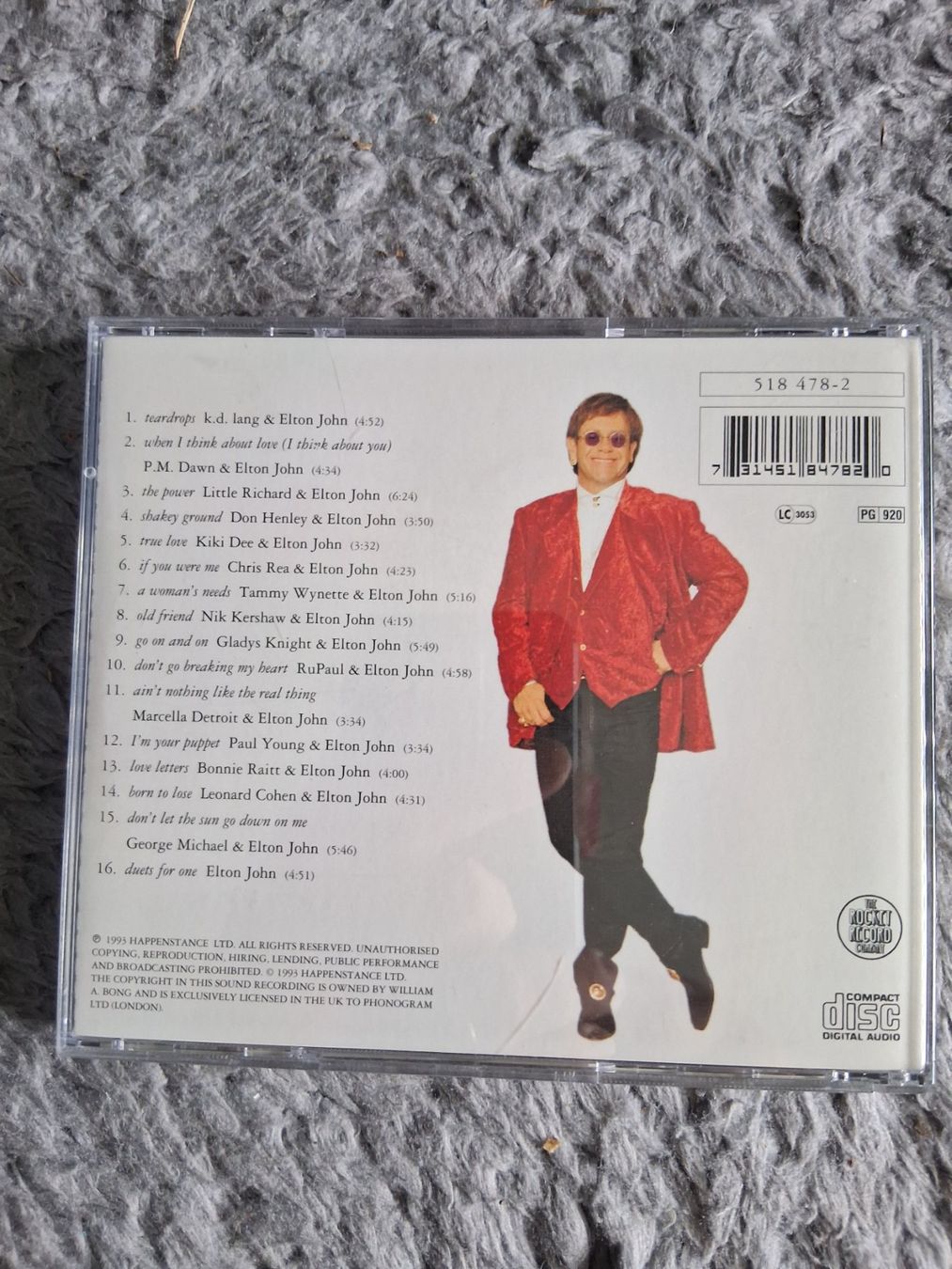 CDs: ELTON JOHN     DUETS      CD – D'occasion à Wetzikon ZH par Ramones01 1