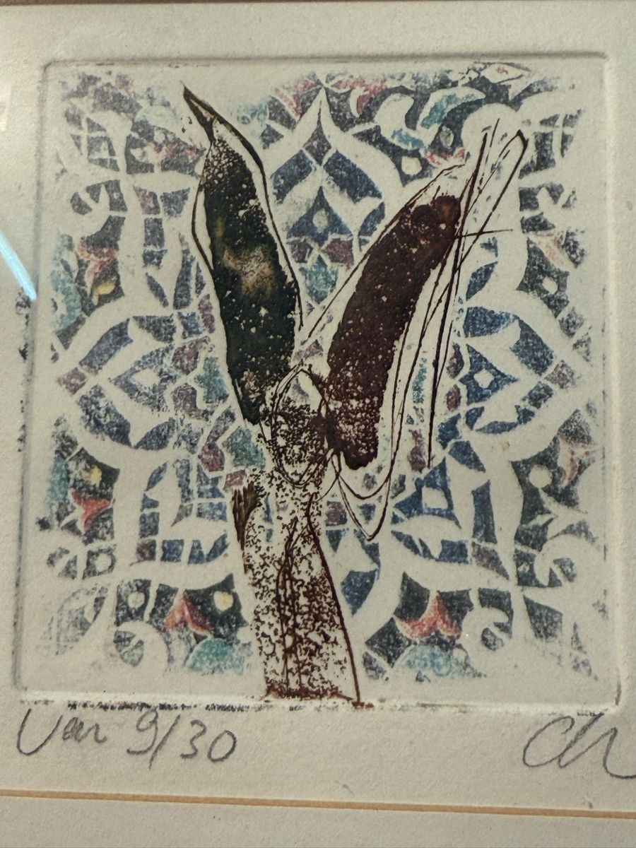 Dipinti: Signed Limited Edition Framed Etching - Autumn Birds – Usato da Lausanne venduto da vas_cdb2 5