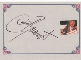 Autogramm von Schauspieler David Bennent CH