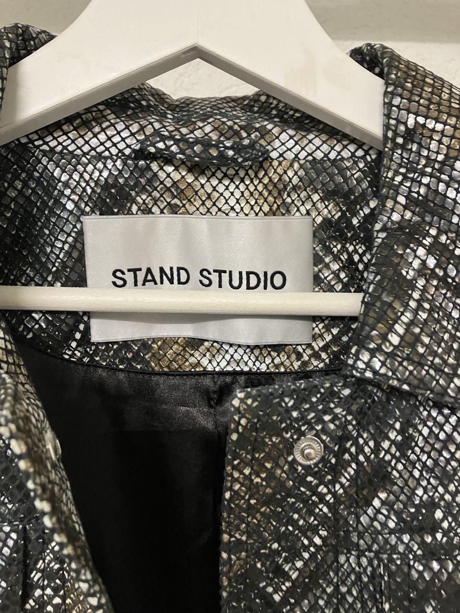 Stand Studio Jacken: Stand Studio Lammleder Jacke mit Pythonmuster – Gebraucht aus Zürich von fre_k67m 1