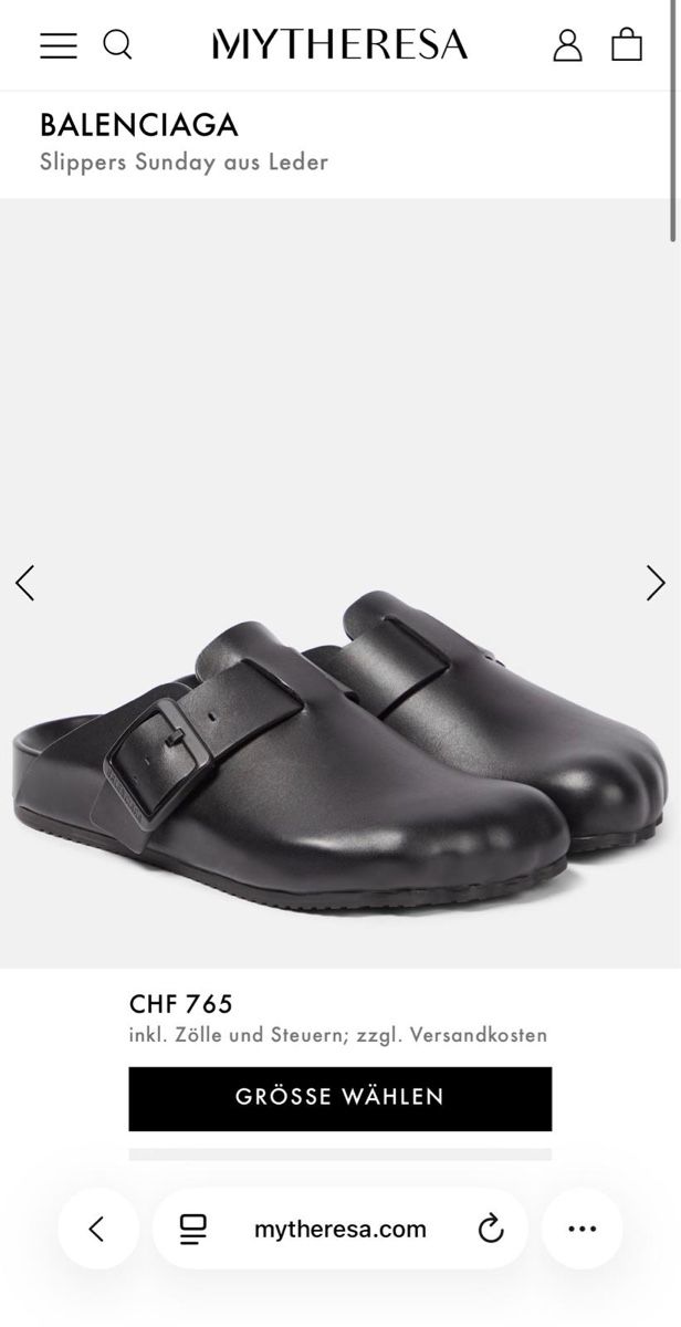 Scarpe da uomo: Sabot Balenciaga – Nuovo (secondo la descrizione) da Epalinges venduto da pau_78d8 4