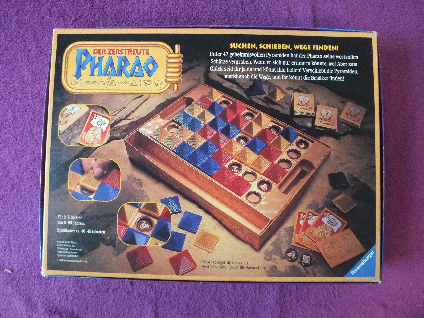 Ravensburger Giochi: Ravensburger Spiel - Der zerstreute Pharao – Usato da Müllheim Dorf venduto da Seeeule01 1