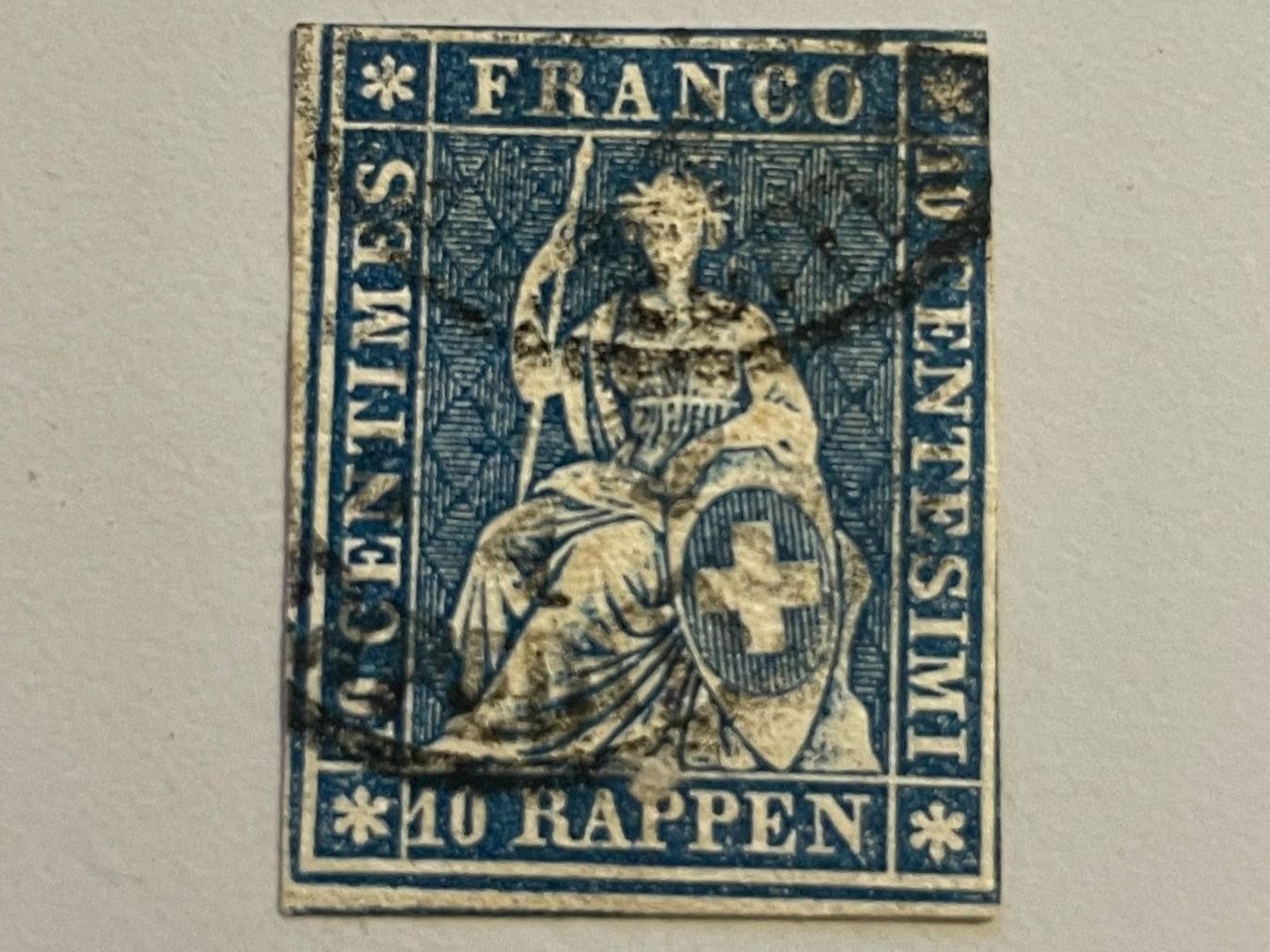 Tutti i francobolli: Strubel 10Rp, gestempelt – Usato da Küssnacht am Rigi venduto da POSTOMASTER