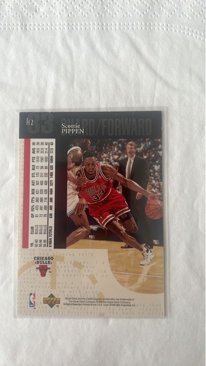Lot De Cartes Basket Scottie Pippen - Chicago Bulls - Upper Deck - Occasion