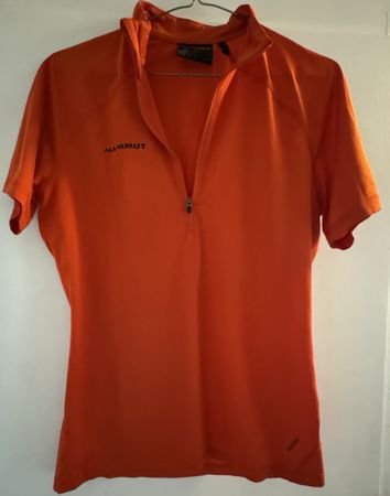 Mammut T-shirt orange short sleeve size S used