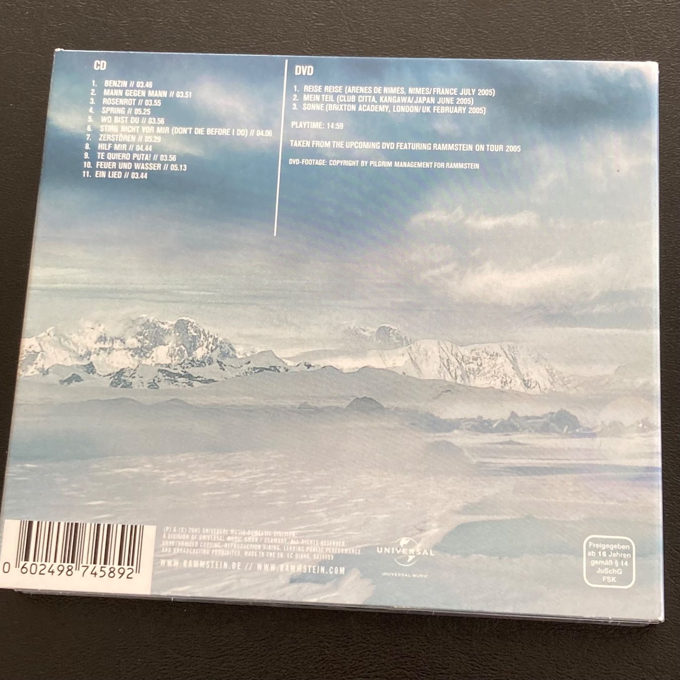 CD: Rammstein - Rosenrot, CD/DVD – Usato da Bern venduto da Ntsamina 1