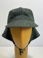 Vintage 60s Mütze Militär Busi Furst Wolle Swiss Made gr S