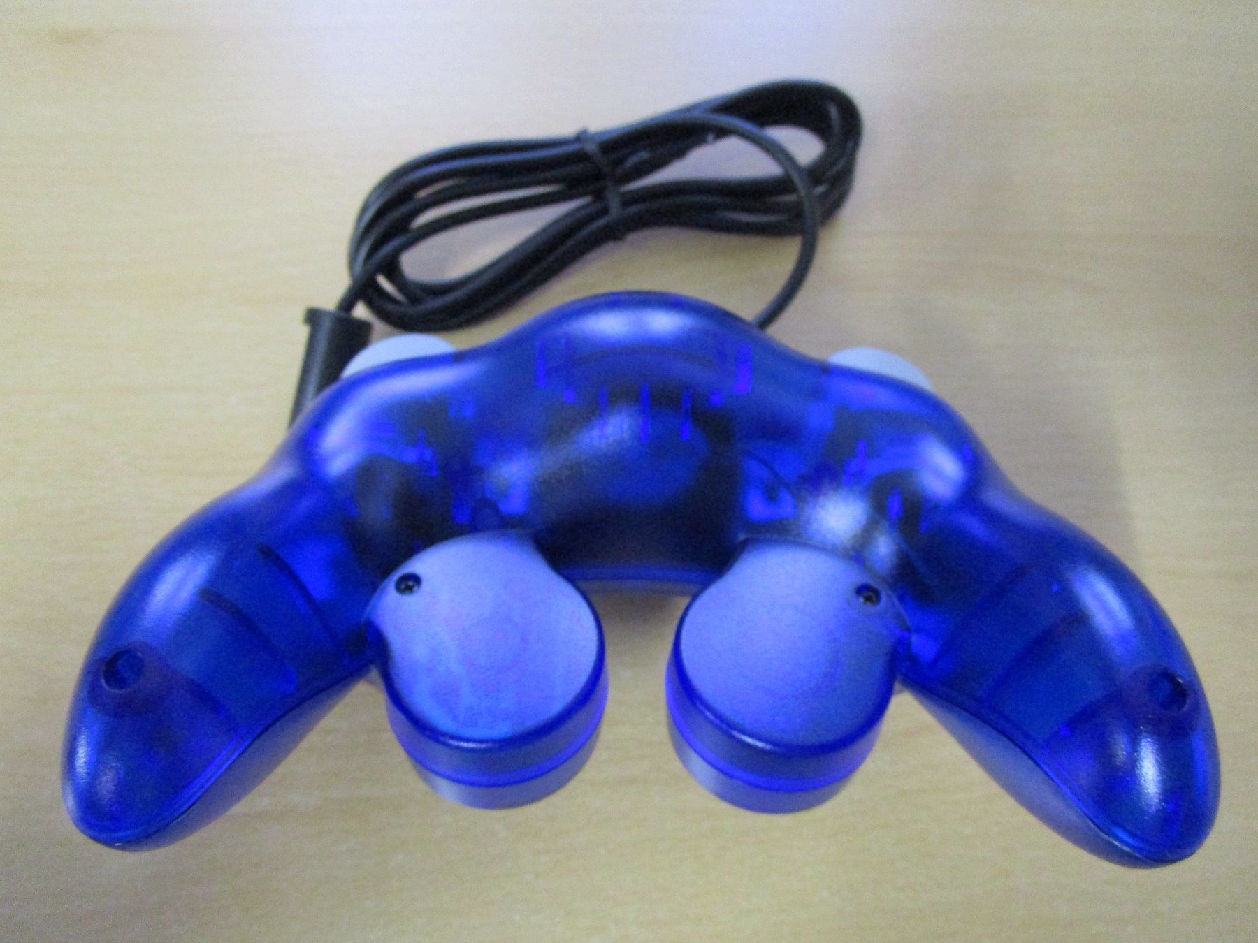 Controller: Game Cube Controller Joypad clear blue transparent blau NEU – Nuovo (secondo la descrizione) da Goldau venduto da agestuffer 2