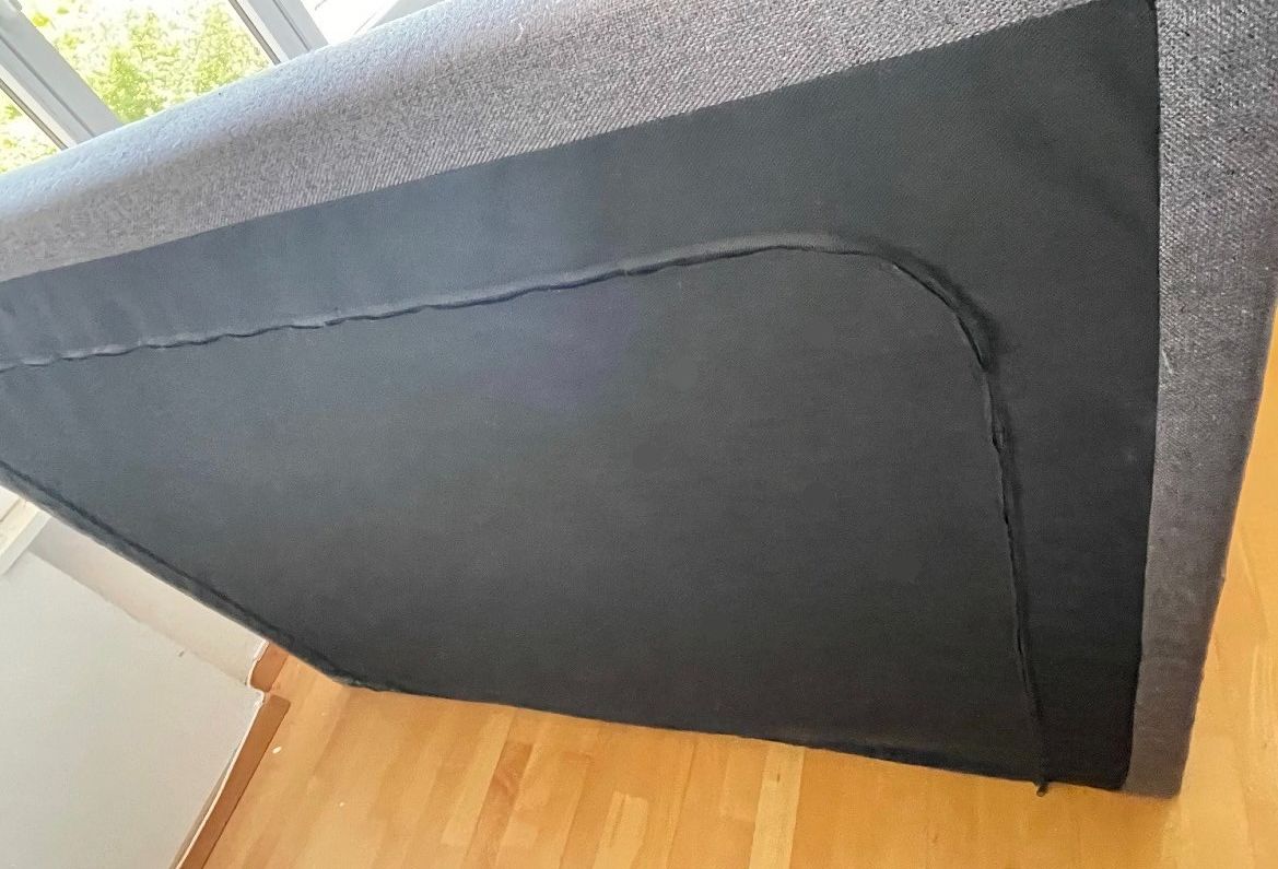 Lits: BOXSPRINGBETT / Lit BOXSPRING 140 x 200 gris anthracite – D'occasion à Vicques par nat72 2