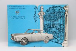 Lancia Flavia Coupe Pininfarina 1962 Prospektblatt
