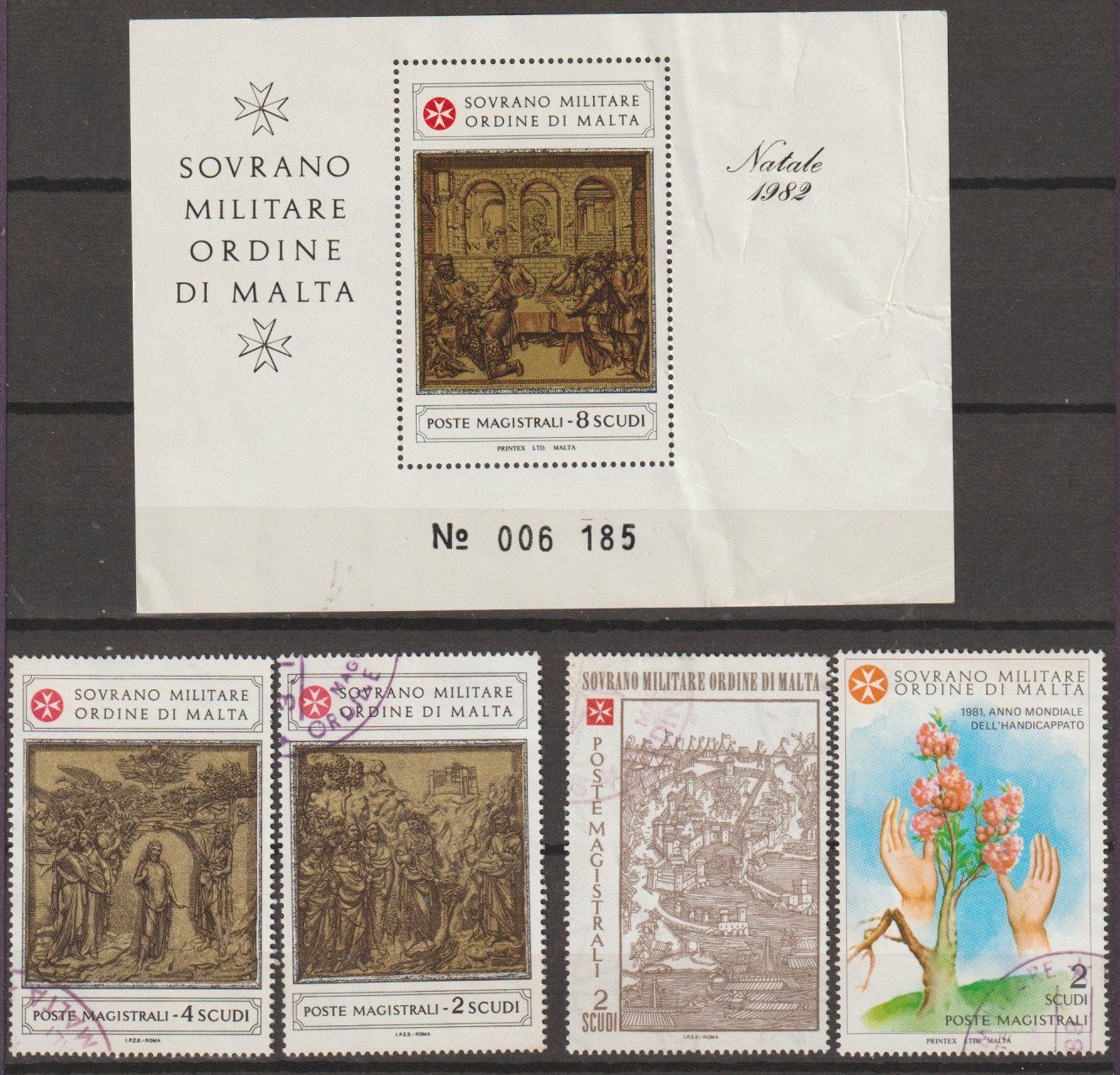 Alle Briefmarken: Malte, divers thèmes, vintage! – Gebraucht aus Crans-Montana von kira56