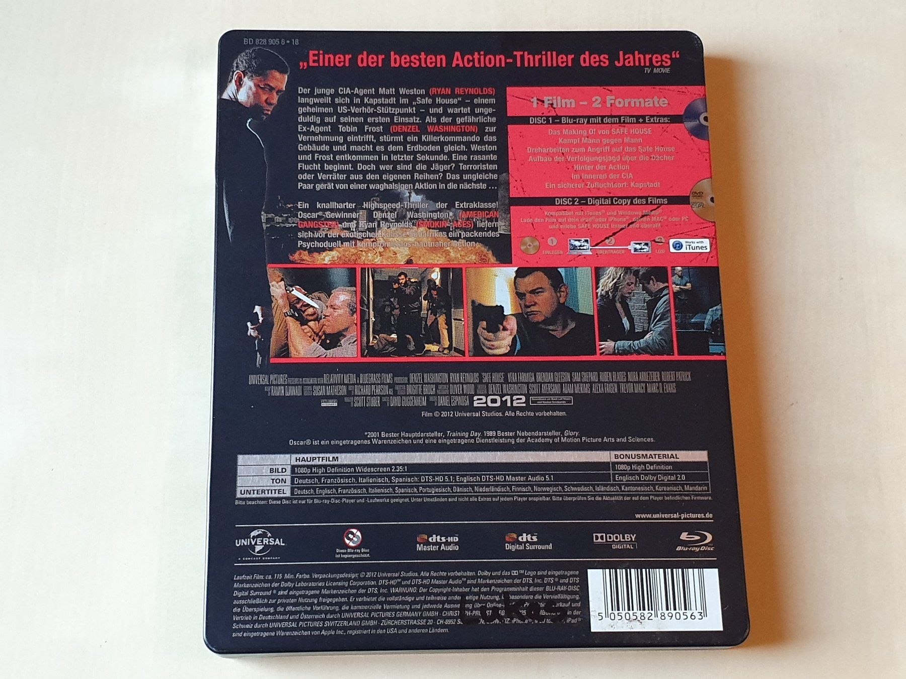Tutti i DVDs: Safe House Steelbook – Usato da Stansstad venduto da collectorsshop 1