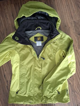 Jack Wolfskin Regenjacke grün Grösse XS 
