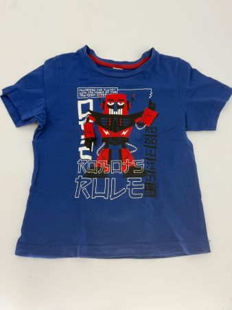 Shirt Gr. 104 Roboter Druck