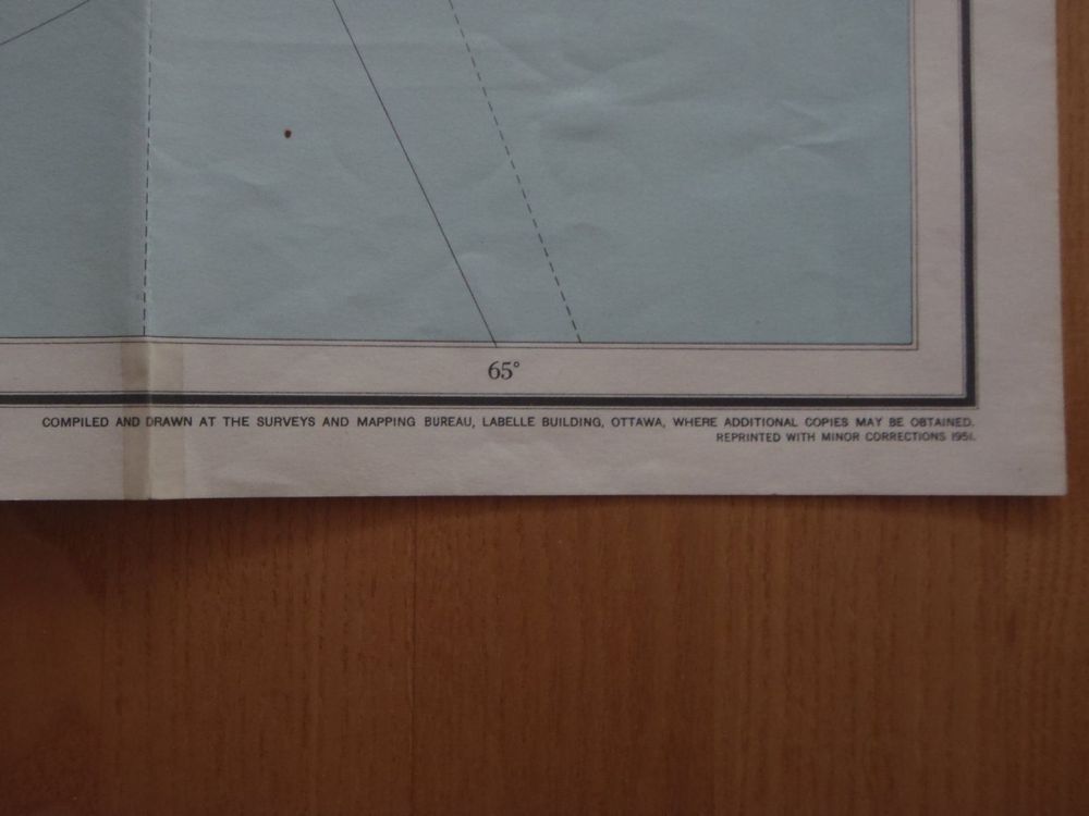 Landkarte Canada 1947 Kaufen auf Ricardo
