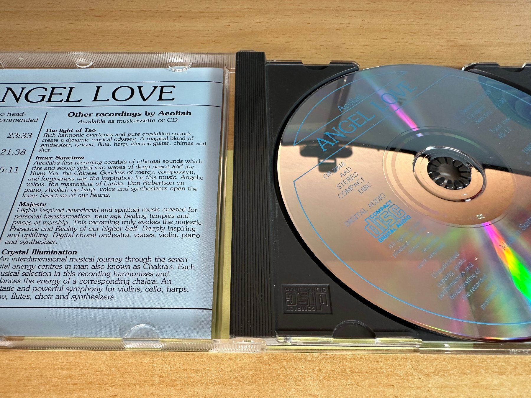 CD: Aeoliah – Angel Love – Usato da Rikon im Tösstal venduto da Alpenmutz 2