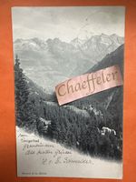 1904 Tenigerbad Graubünden mit Briefmarke und Stempel 