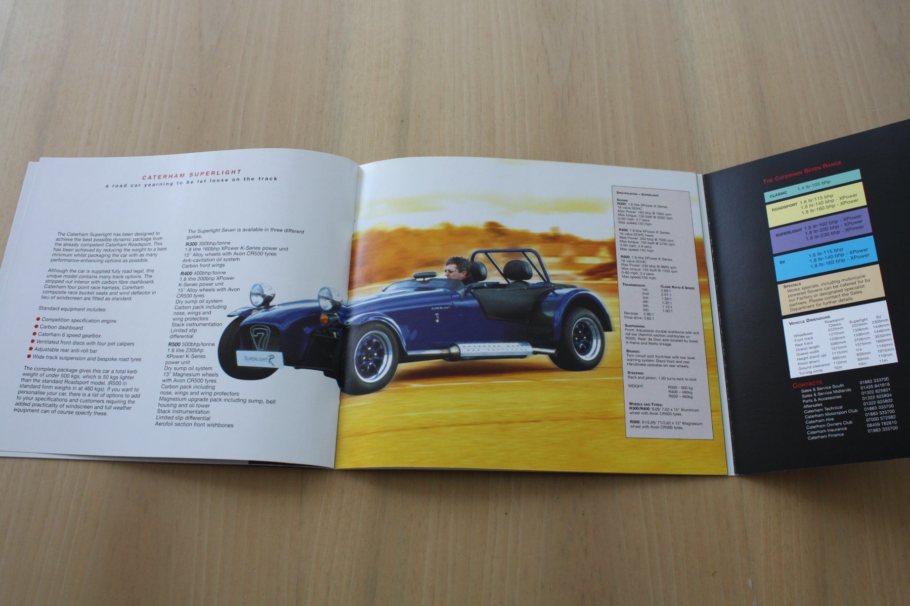 Caterham Documenti: Caterham 7 Prospekt 5/2003 – Usato da Wikon venduto da erwin400 5