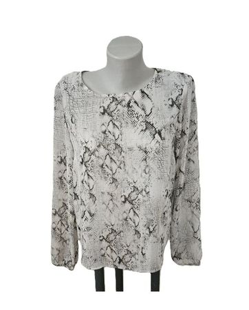 neuw. Bluse / Blusen Shirt Snake Schlange ca. Gr. L