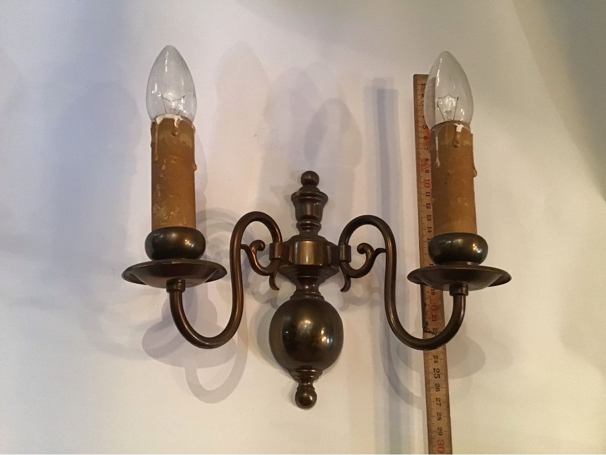 Lampes: Wandleuchter aus messing – D'occasion à schönenbuch par Josefus 1