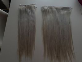 Blonde Echthaar Extentions ( Weft methode)