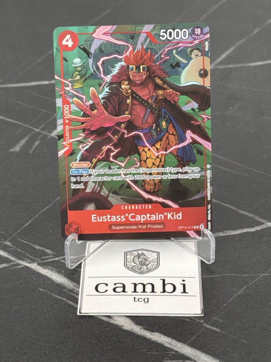 Bandai Sammelbilder & Trading cards: One Piece OP14-014 Eustass Captain Kid, Englisch – Neu (gemäss Beschreibung) aus St. Gallen von cambitcg