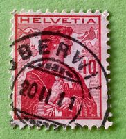  Nr.120 Brustbild der Helvetia mit Schwert GESTEMPELT    