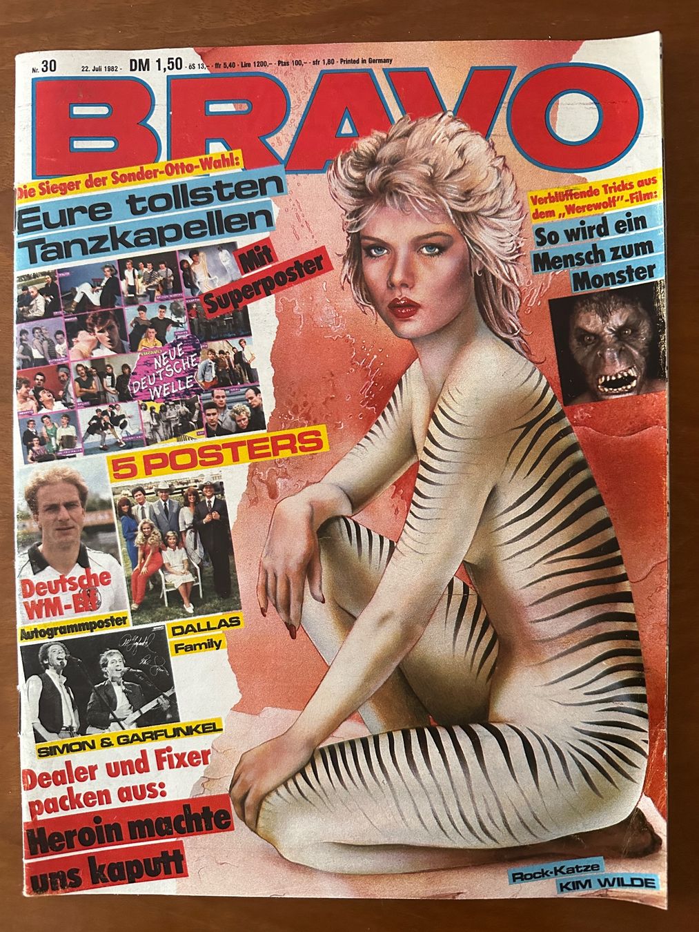 Riviste & Magazine: BRAVO 1982 Nr. 30 // Kim Wilde – Usato da Zürich venduto da die_5djt