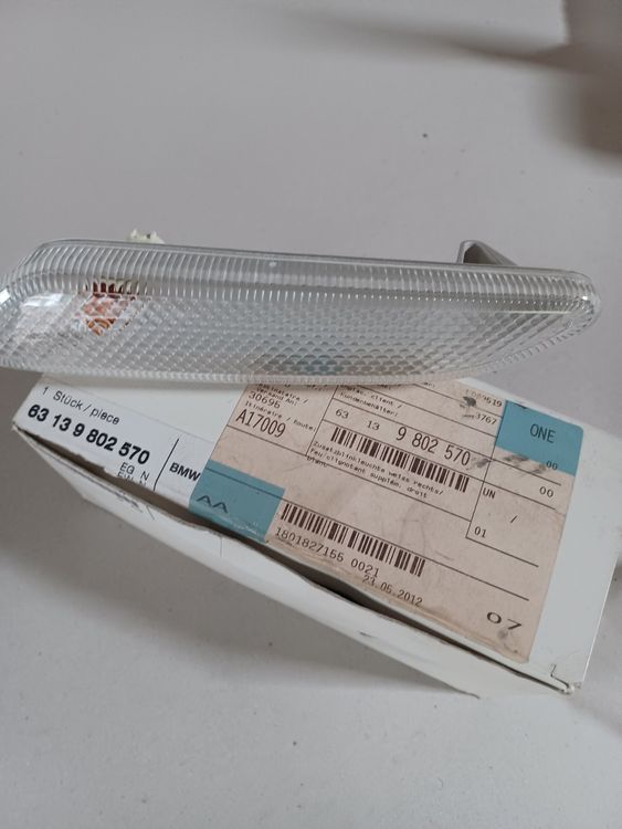 BMW Tutti pezzi di ricambio auto: Original BMW Blinker - Top Zustand! – Usato da Immensee venduto da bubi19