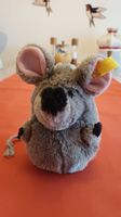 Plüschmaus 16cm von Steiff mit Knopf im Ohr