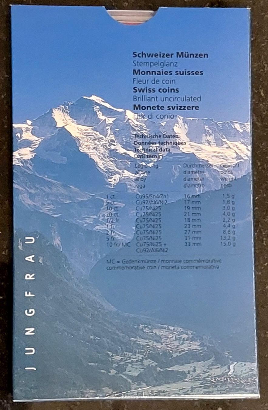 Tutti le monete: Münzsatz Schweiz 2005 stgl – Nuovo e nell'imballaggio originale da Arch venduto da moneyswiss 3