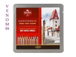 KOH-I-NOOR | Gioconda Künstler-Pastellkreidestifte Metallbox