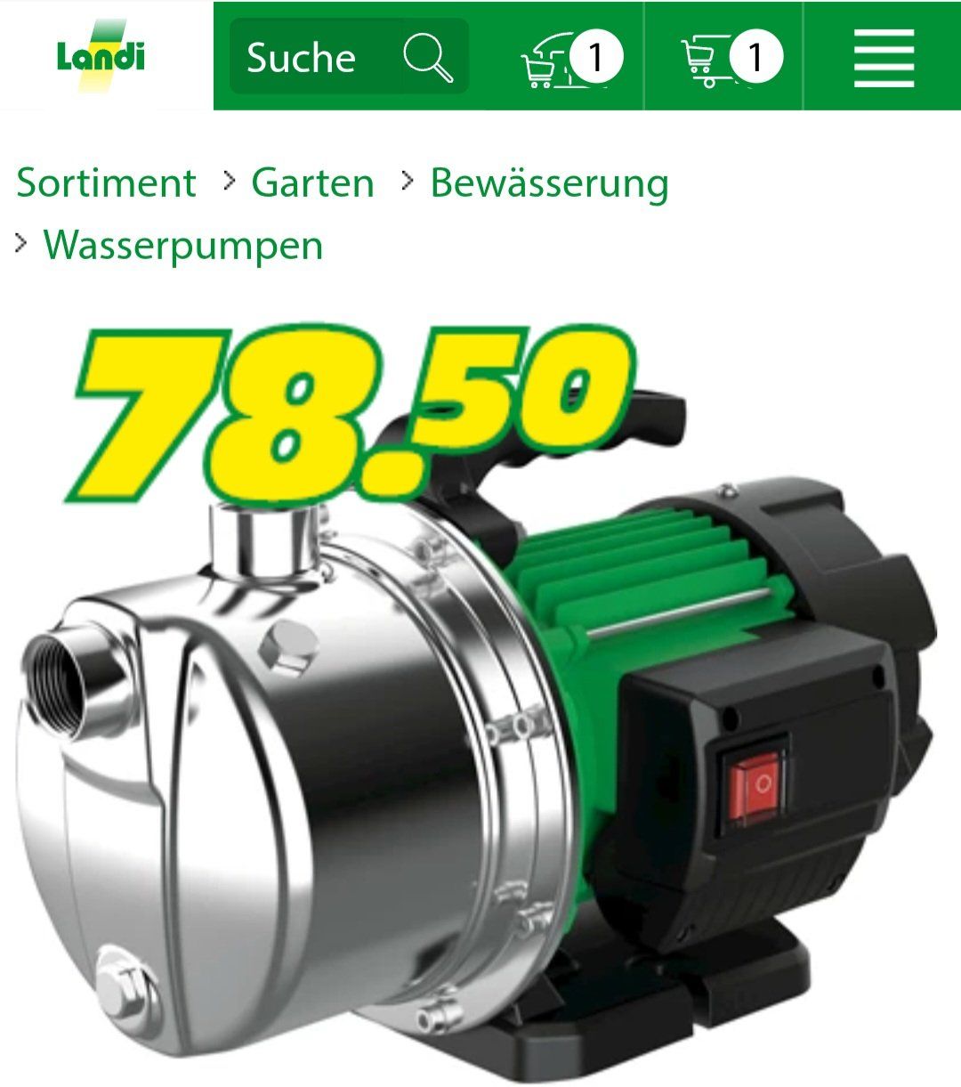 Pompe & Parti di ricambio: Neuwerige Wasserförderpumpe – Nuovo (secondo la descrizione) da Sattel venduto da hamish01